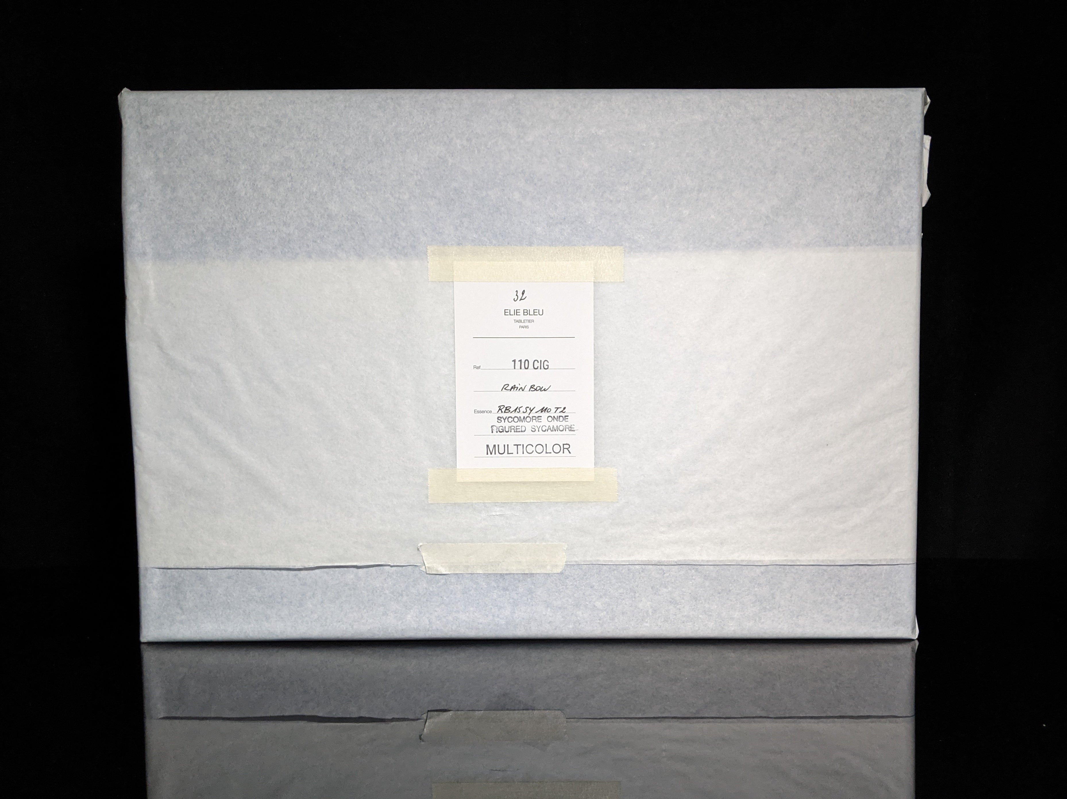 Elie Bleu Rainbow Humidor 110 count  Made in France NIB