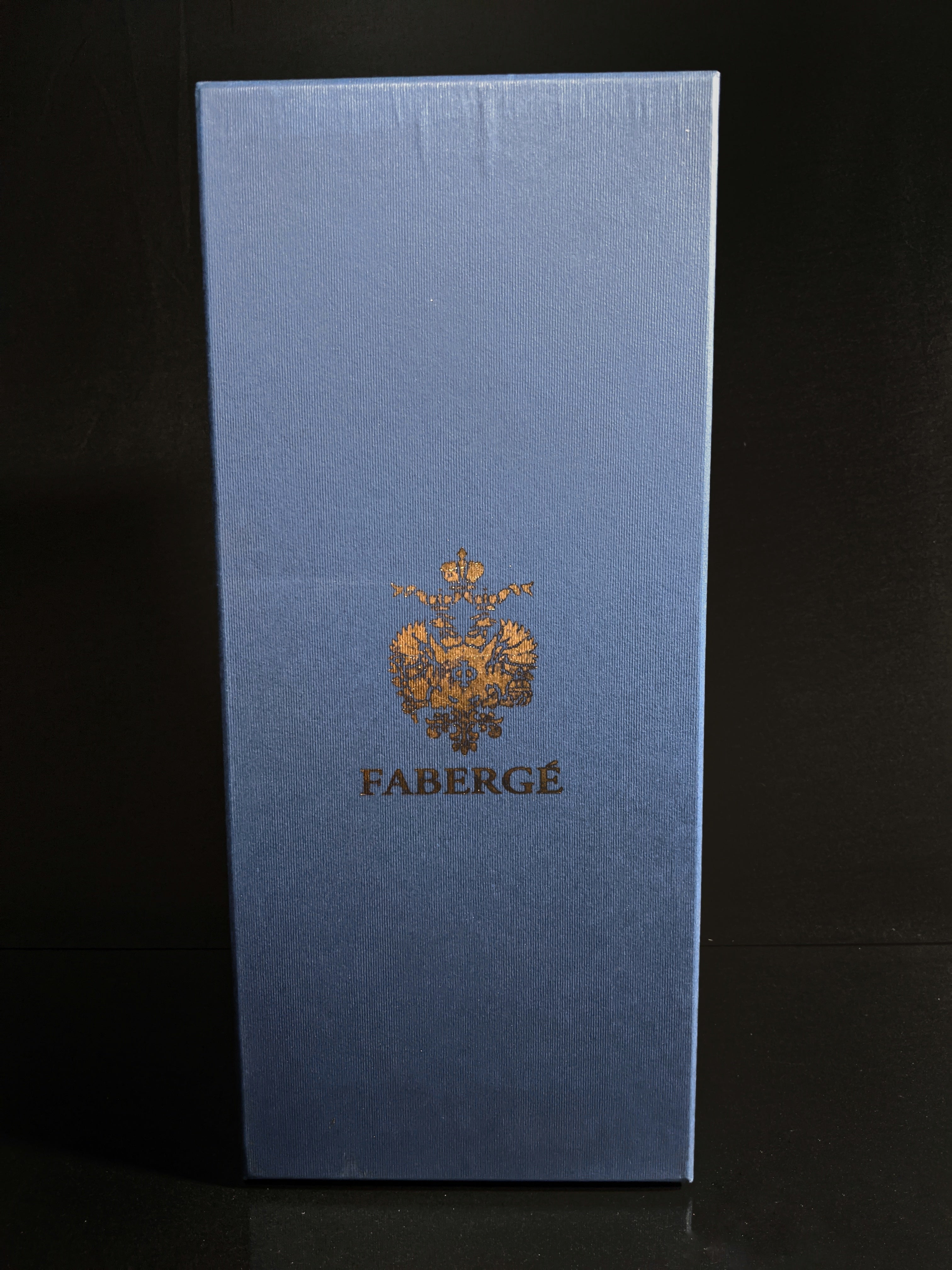 Faberge Bristol Clear Crystal Decanter NIB