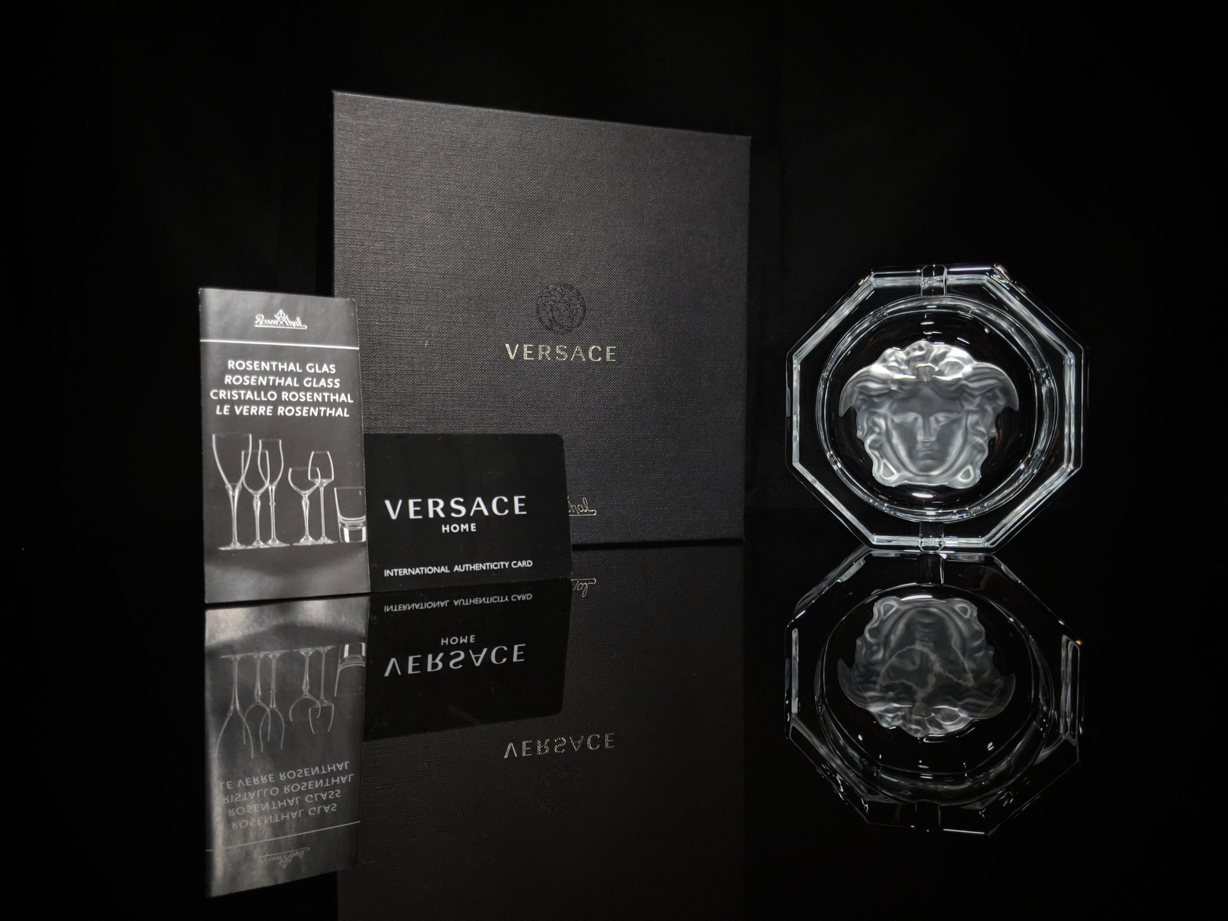 Versace Medusa Lumiere Crystal Ashtray – BG Gear Co