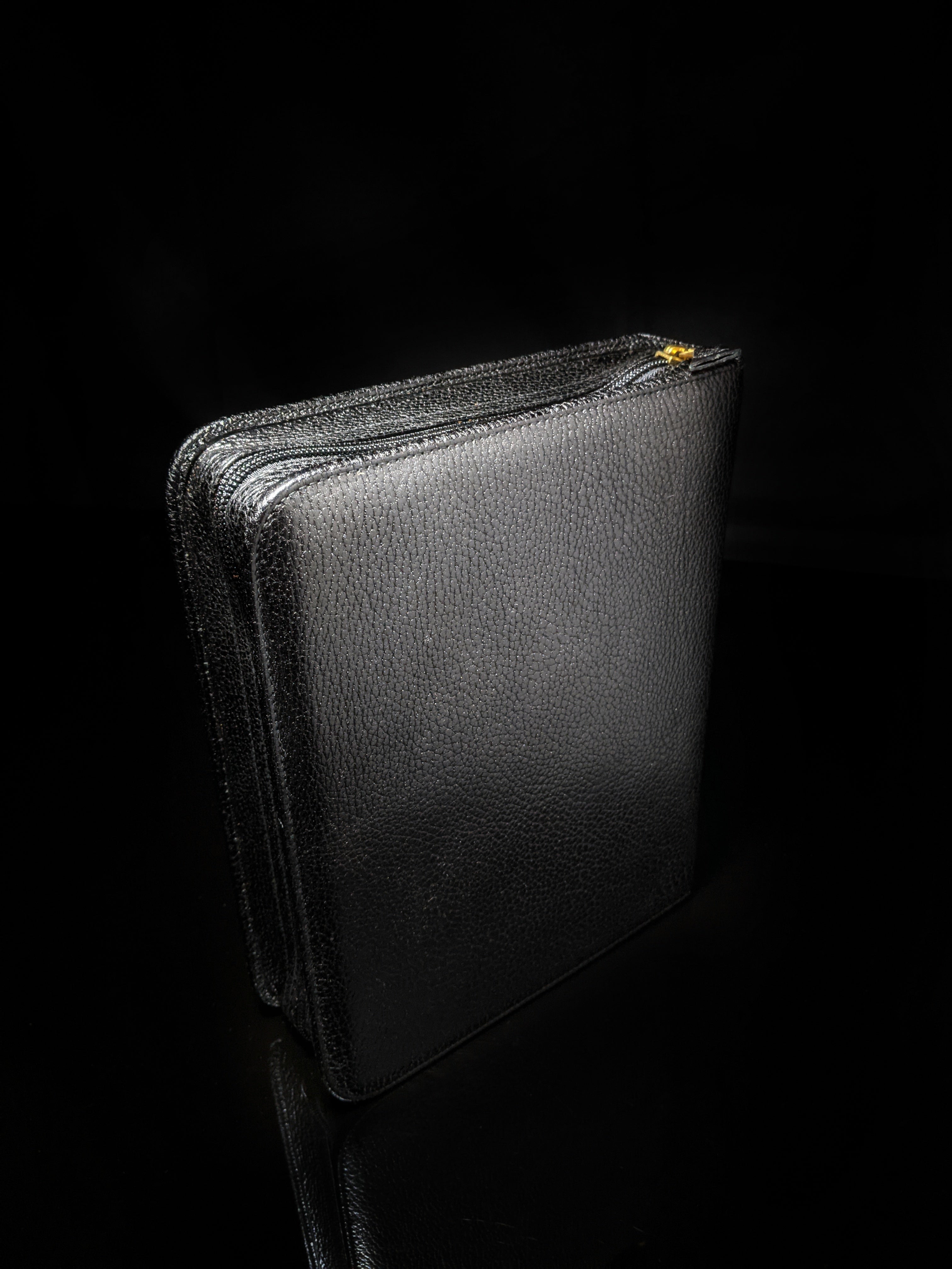 Pheasant Black Leather Carrying Case NIB