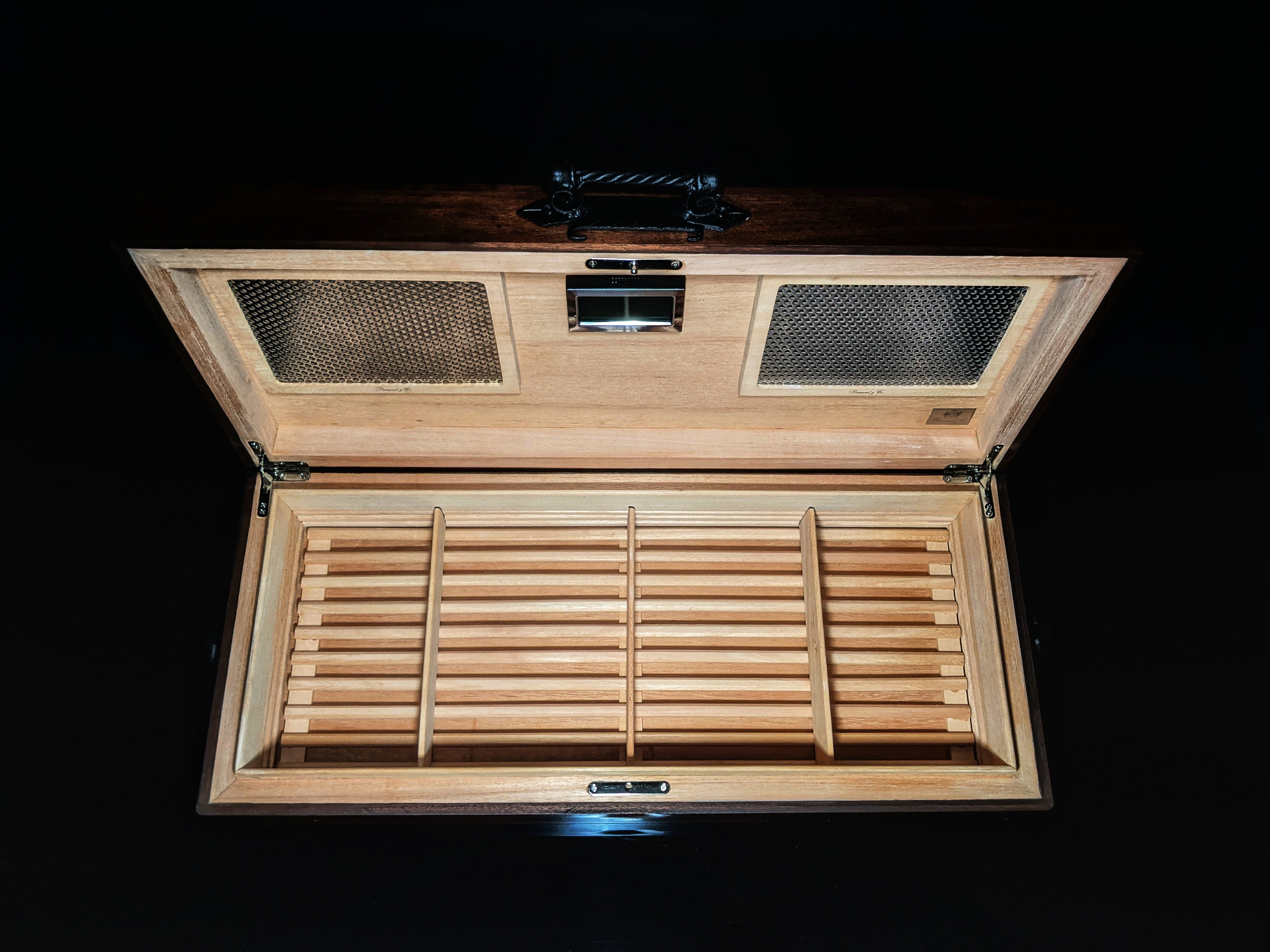 Brizard and Co. Mac Daddy Hacienda Humidor — 26.5" L x 11.5" W x 5.5" H, Made in USA