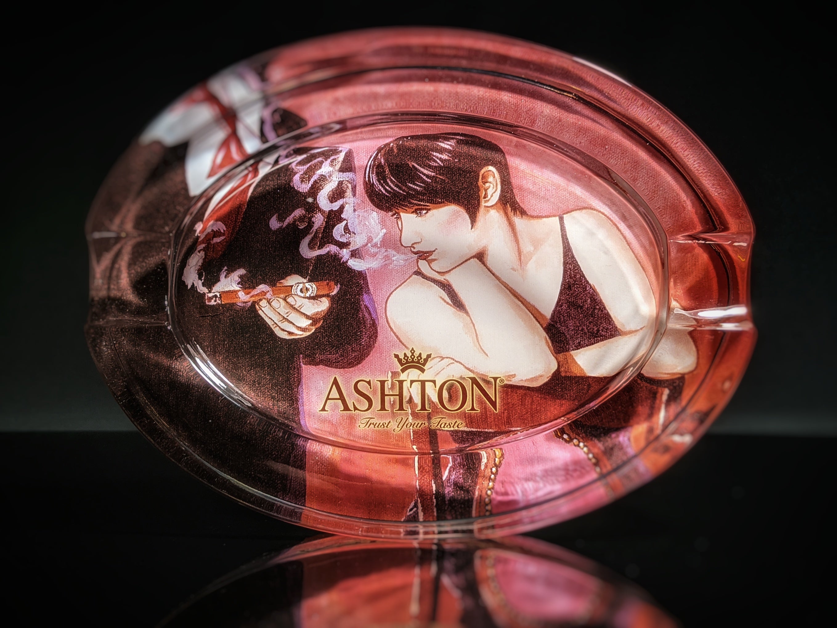 Ashton Glass Ashtray
