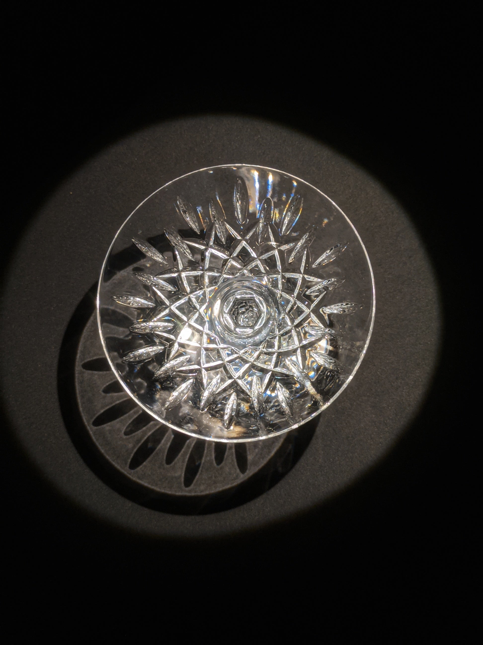 Faberge Clear Crystal Martini Glasses