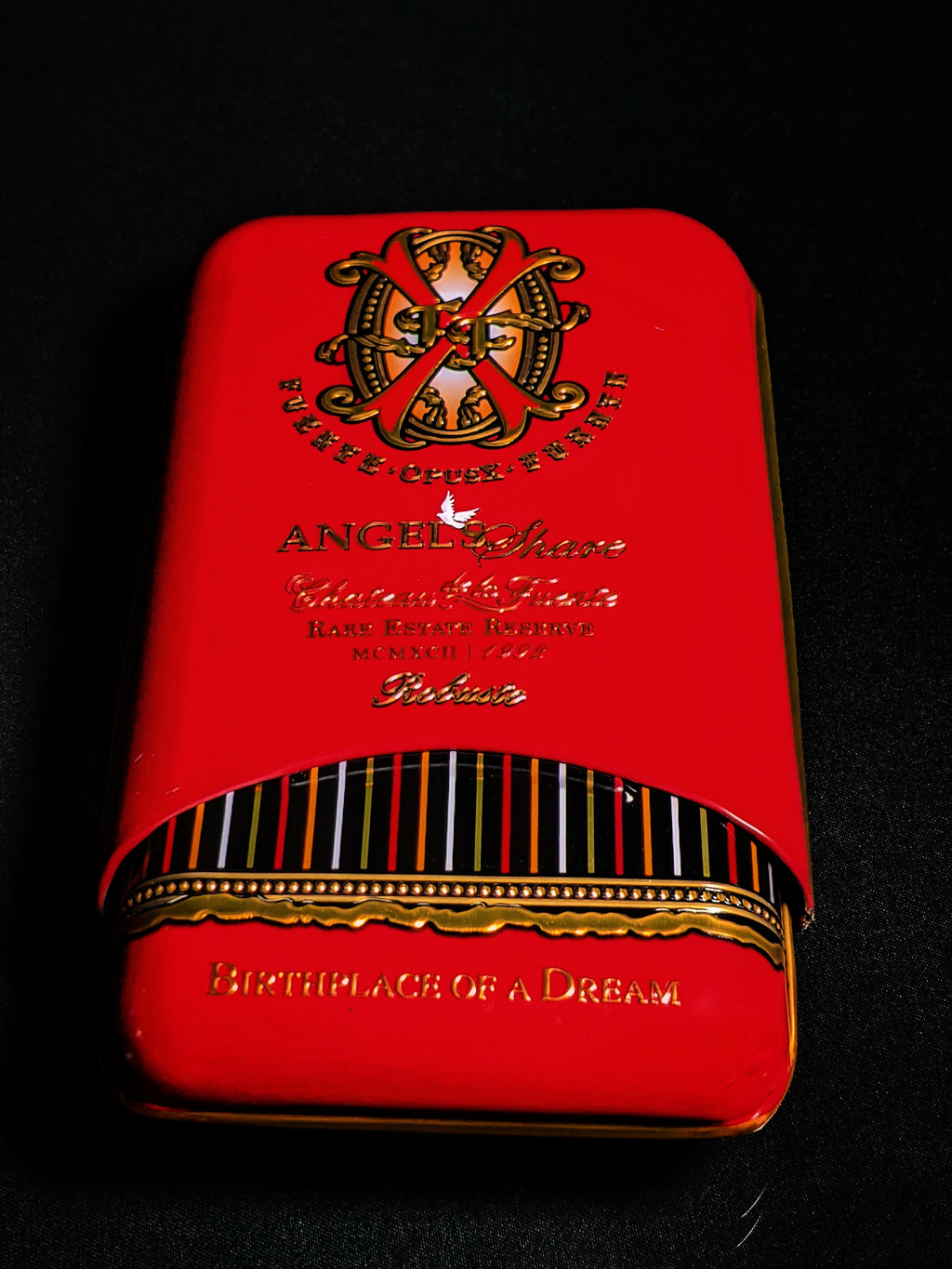 Angel Share Fuente Opus X Robusto Metal Empty Case