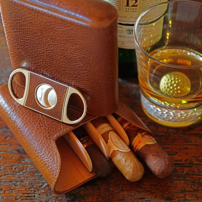 Brizard and Co. Double Guillotine Series 2 Cutter - Antique Saddle Leather