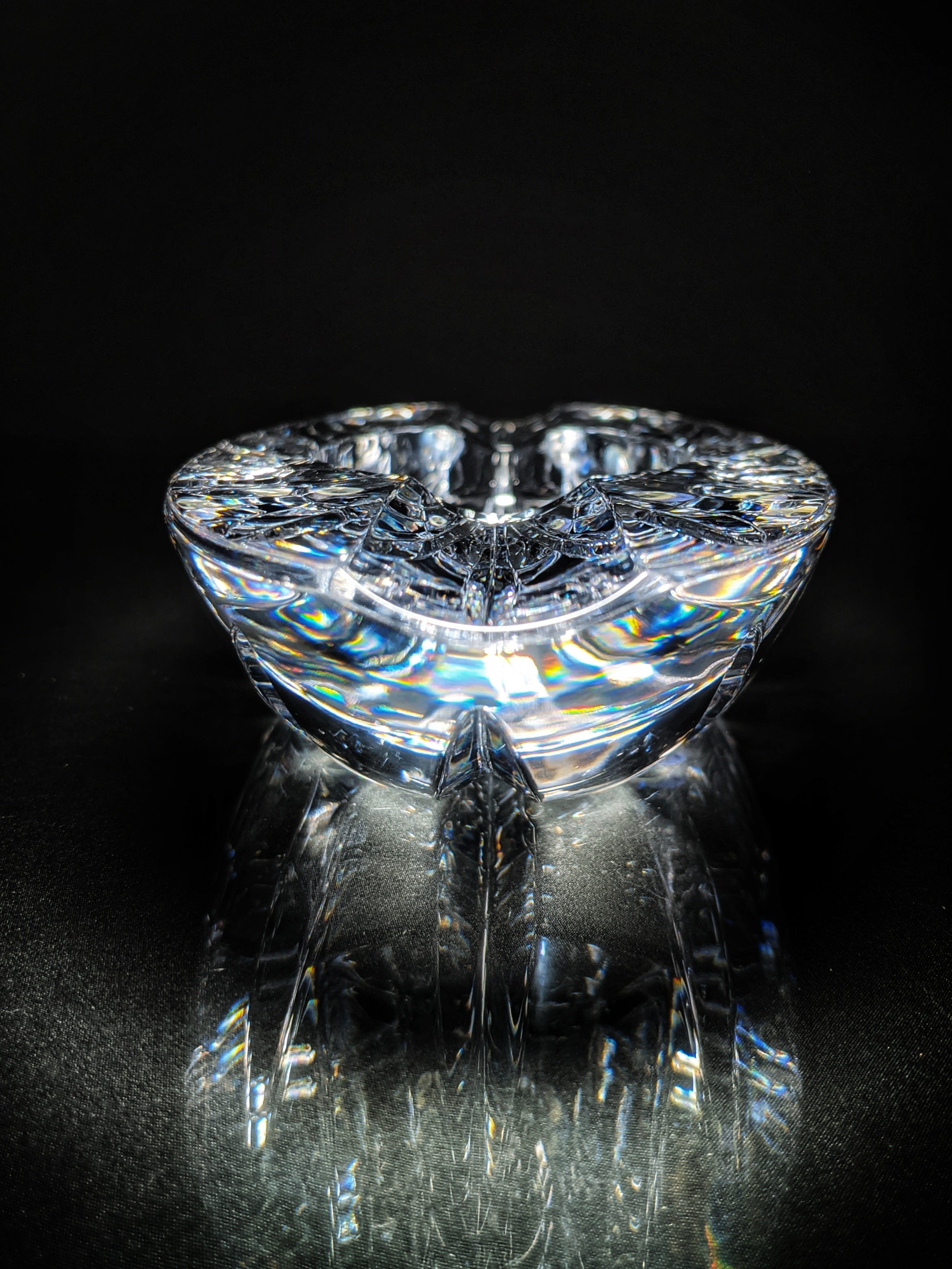 diamond crown windsor crystal collection ashtray