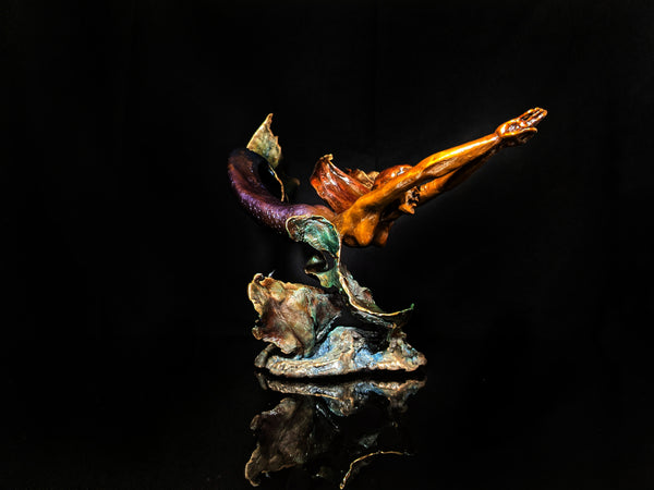 Mark Hopkins Mermaid Bronze Sculpture