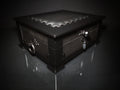 Brizard and Co. - The "Chesterfield" Humidor - 60/70 Count (Black) NIB USA