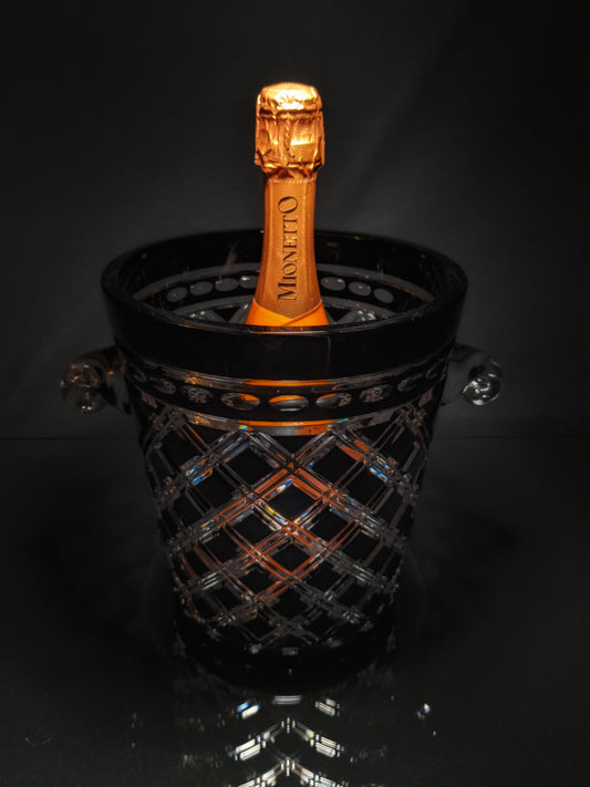Black Crystal Champagne Ice bucket