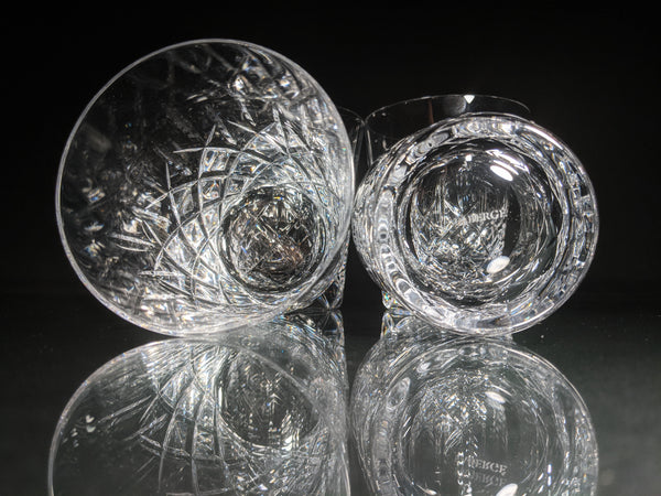 Faberge Crystal Old Fashion Glasses