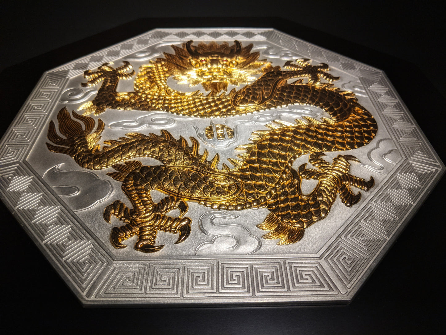 Royal Selangor Dragon Plaque. 14" x 14"