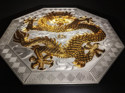 Royal Selangor Dragon Plaque. 14" x 14"