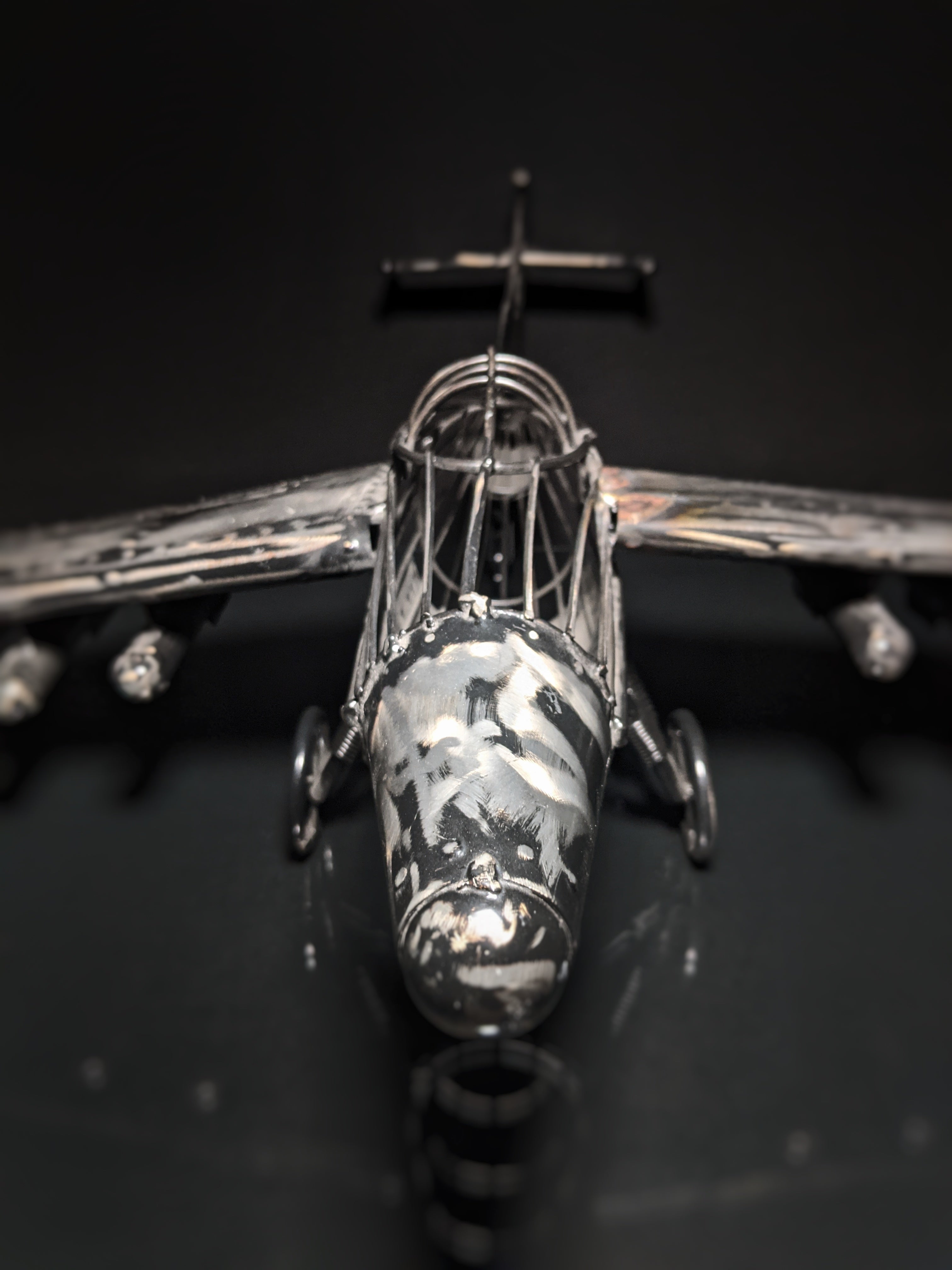 Airplane Metal Art Sculpture