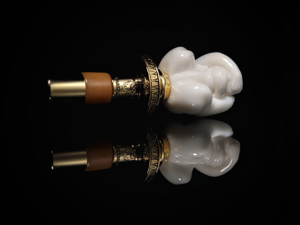 Faberge Monkey Hear No Evil -See No Evil Bottle Stopper NIB