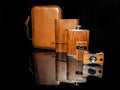 Brizard and Co. Havana Traveler — Tan Leather with Matching Cutter & Lighter, New in Box