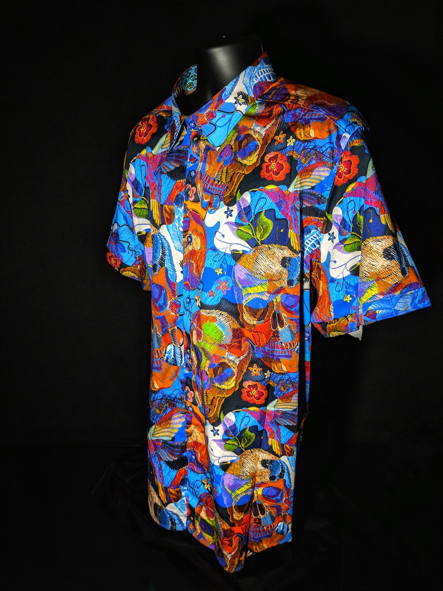 Robert Graham - Colorful Short Sleeve - Men's  3XL Button Down Classic Fit