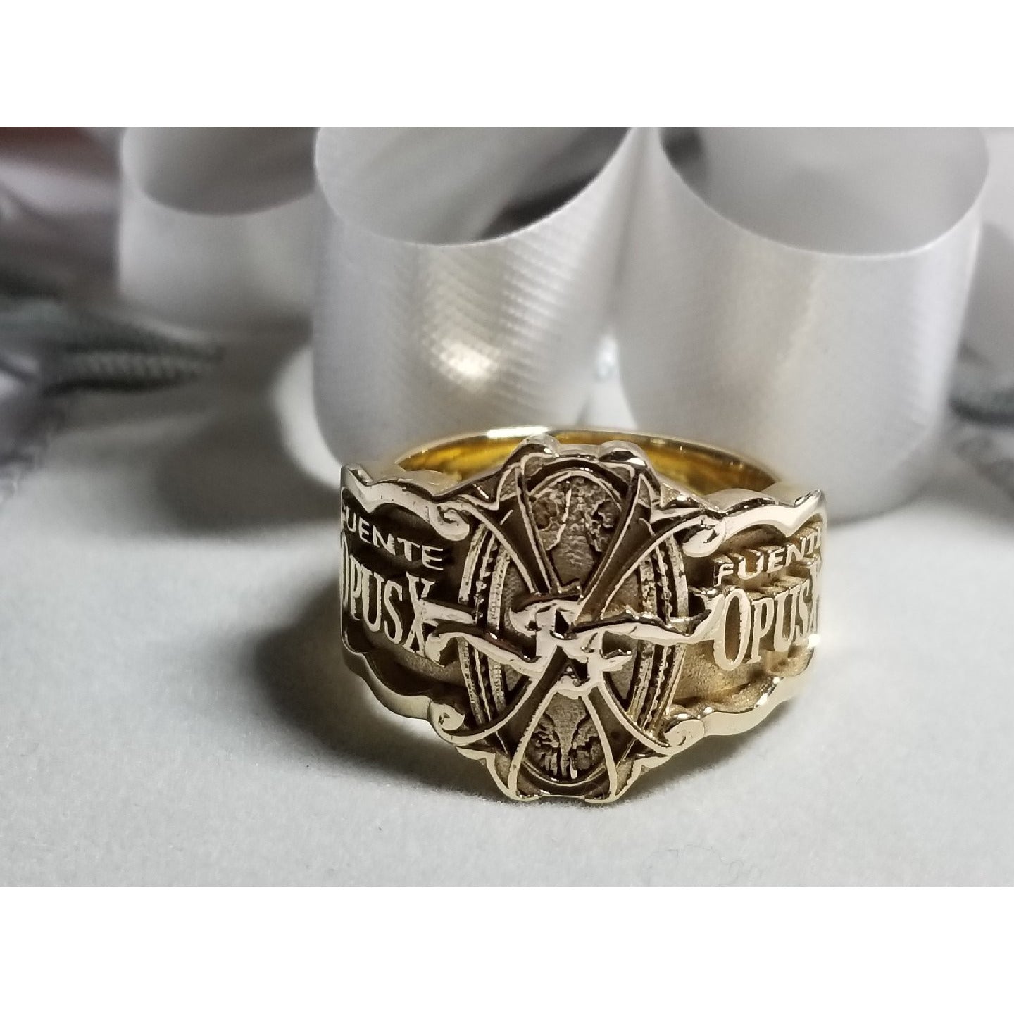Opus X Custom Logo Gold 14k  Ring 11 1/4