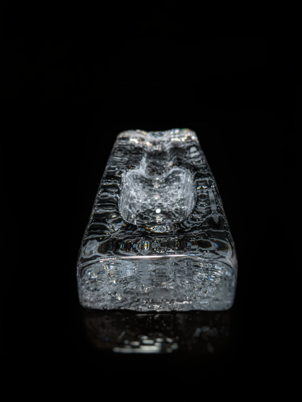 Heavy Glass Cigar Ashtray