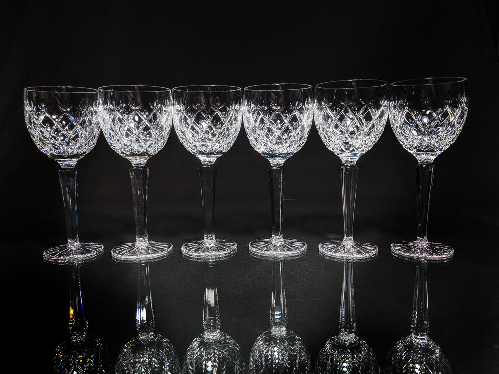 Faberge Clear Crystal Flutes and Goblets