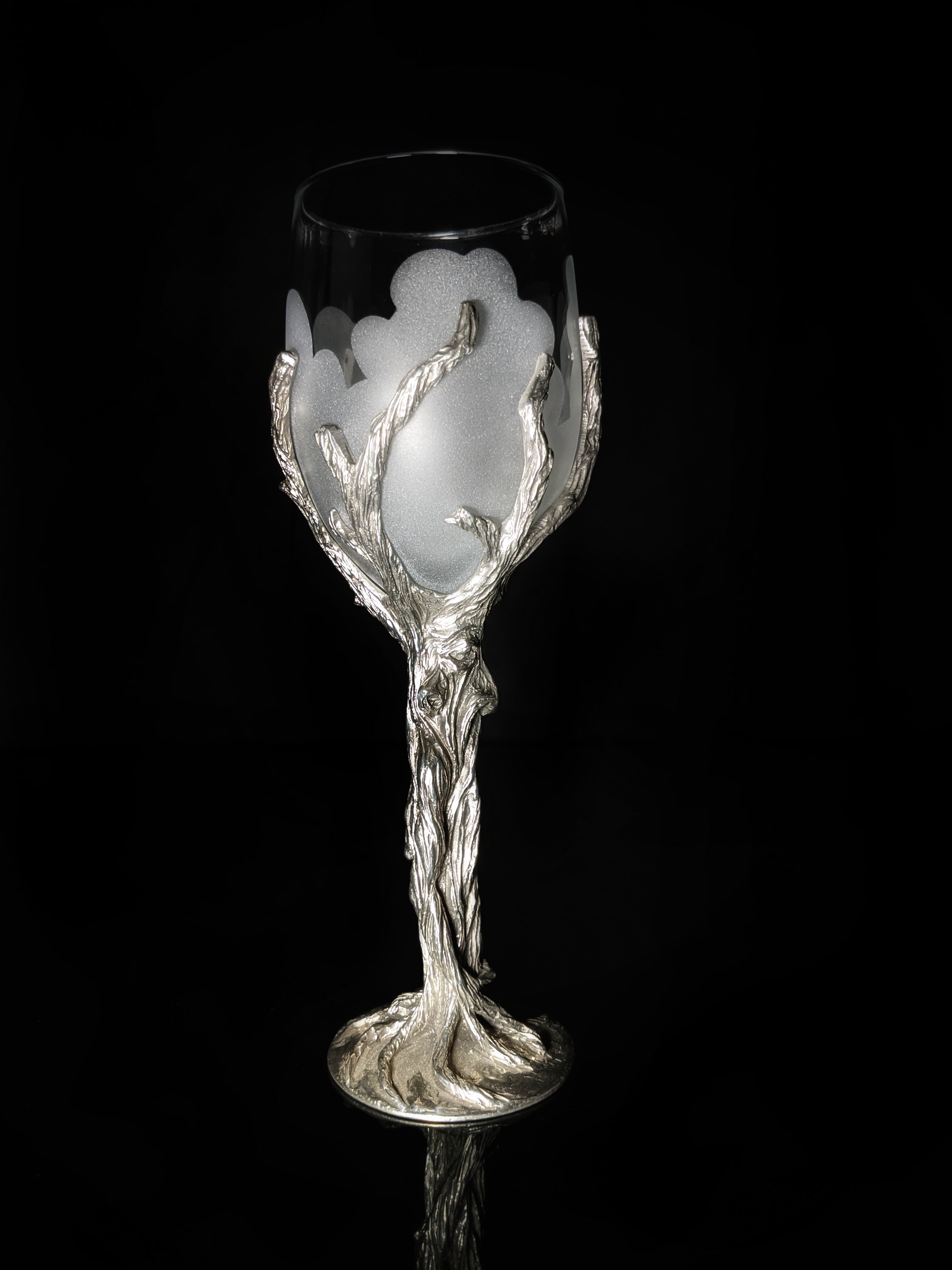 Royal Selangor Lord of Rings " Treebeard " Wine Glass
