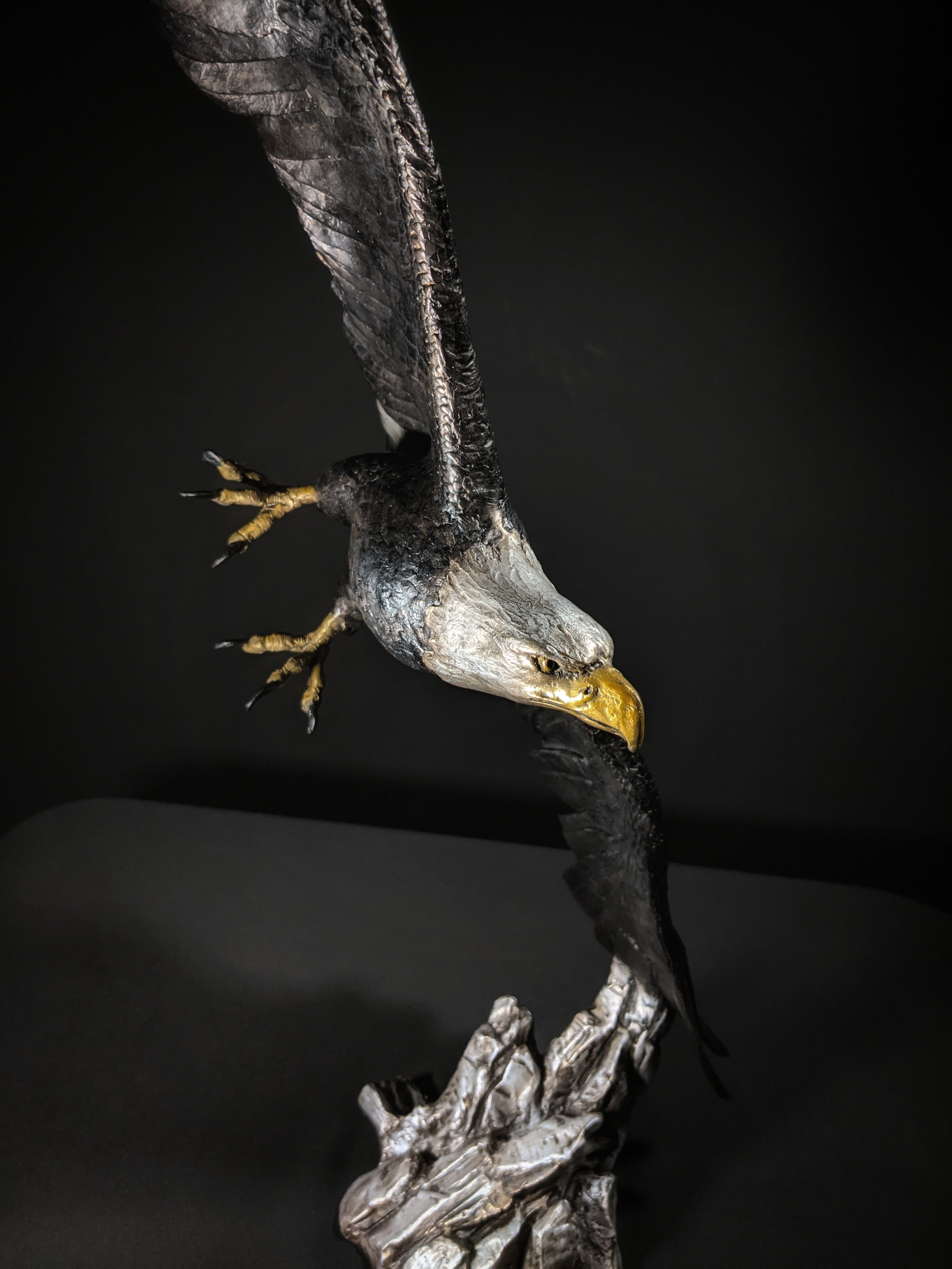 Mark Hopkins "Vigilance" Bronze Sculpture