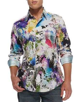 Robert Graham Mack Daddy medium size shirt