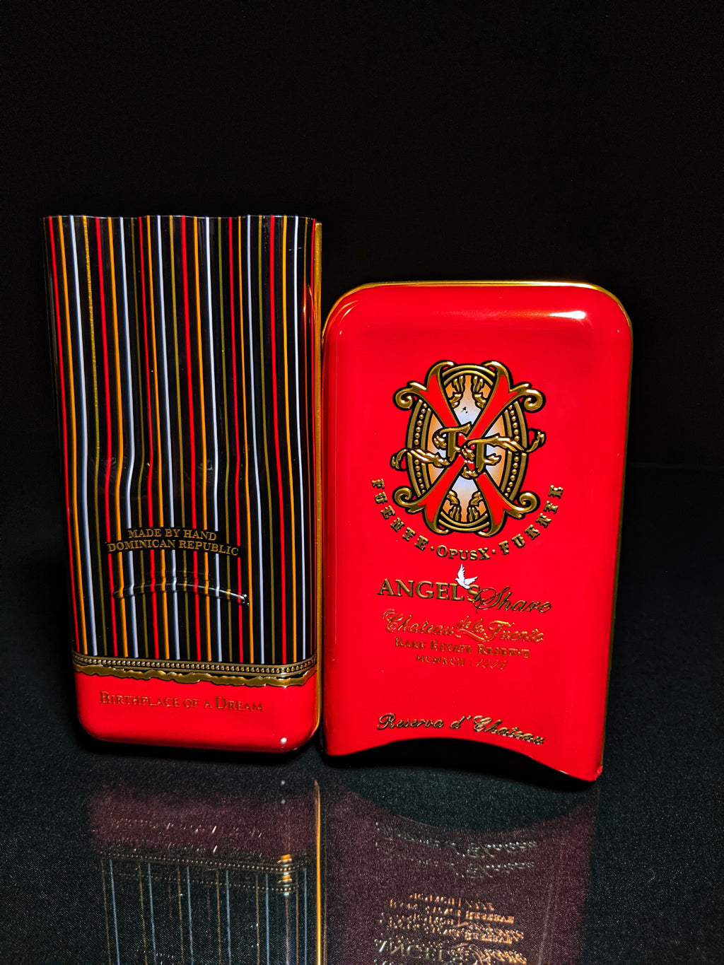 Angel Share Fuente Opus X Reserva de Chateau Metal Empty Case