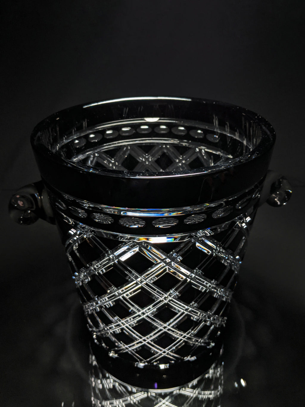 Black Crystal Champagne Ice bucket