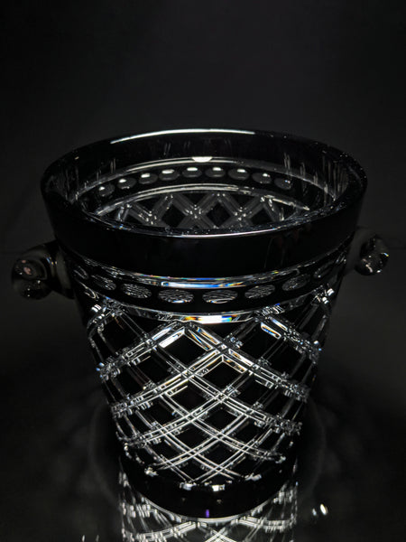 Black Crystal Champagne Ice bucket