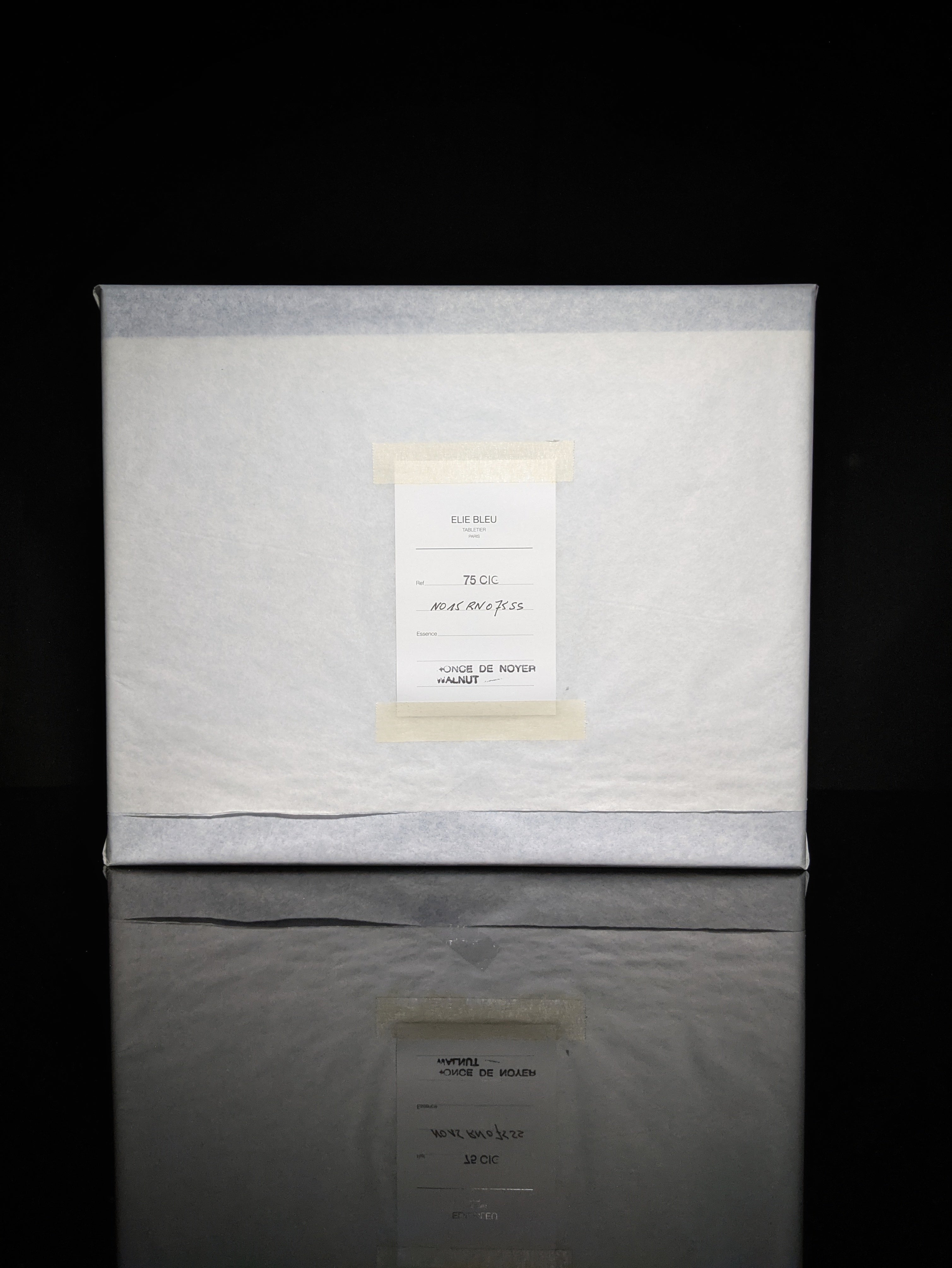 Elie Bleu Walnut Wood Humidor 75 count NIB Made in France