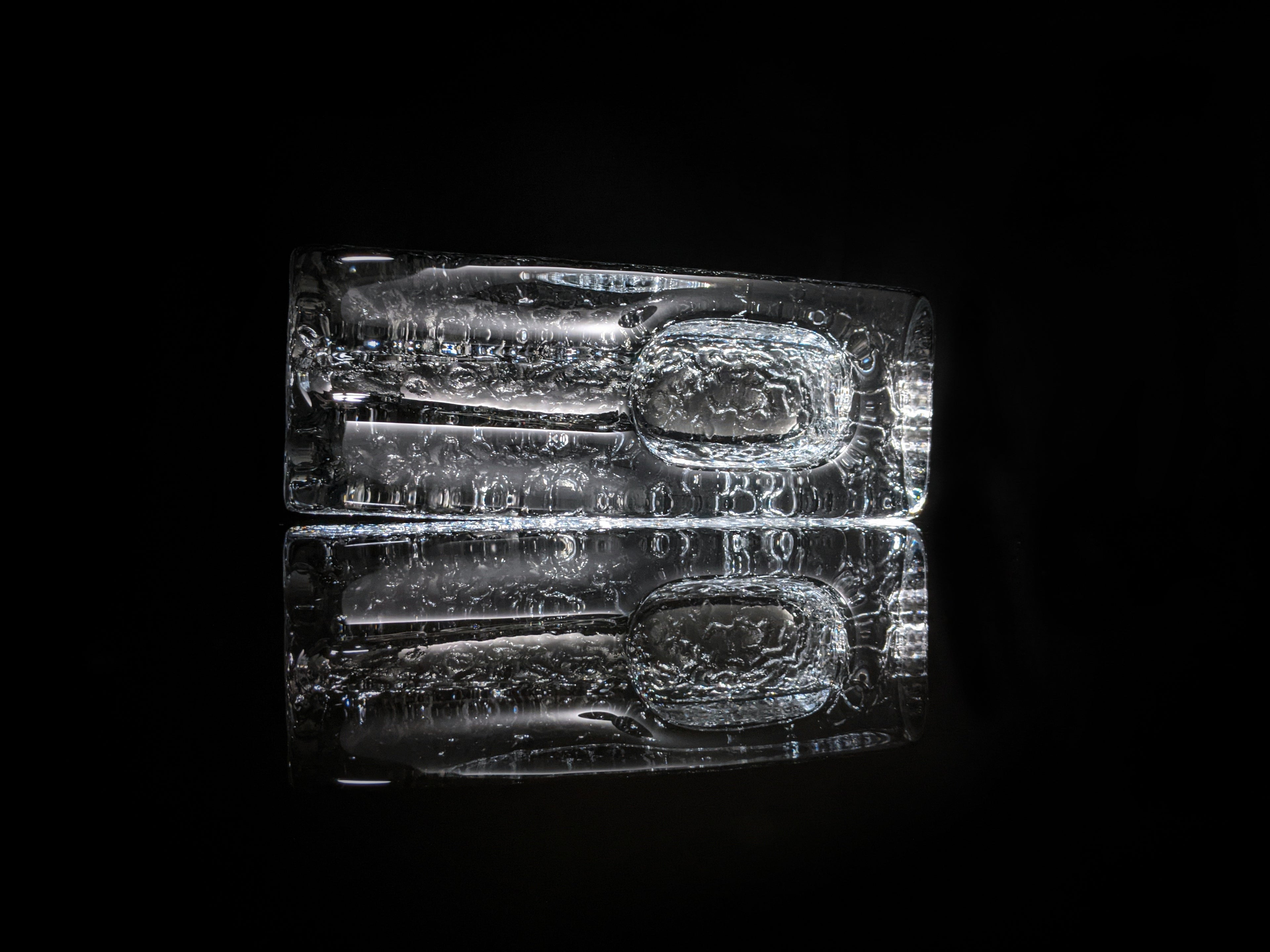 Heavy Glass Cigar Ashtray