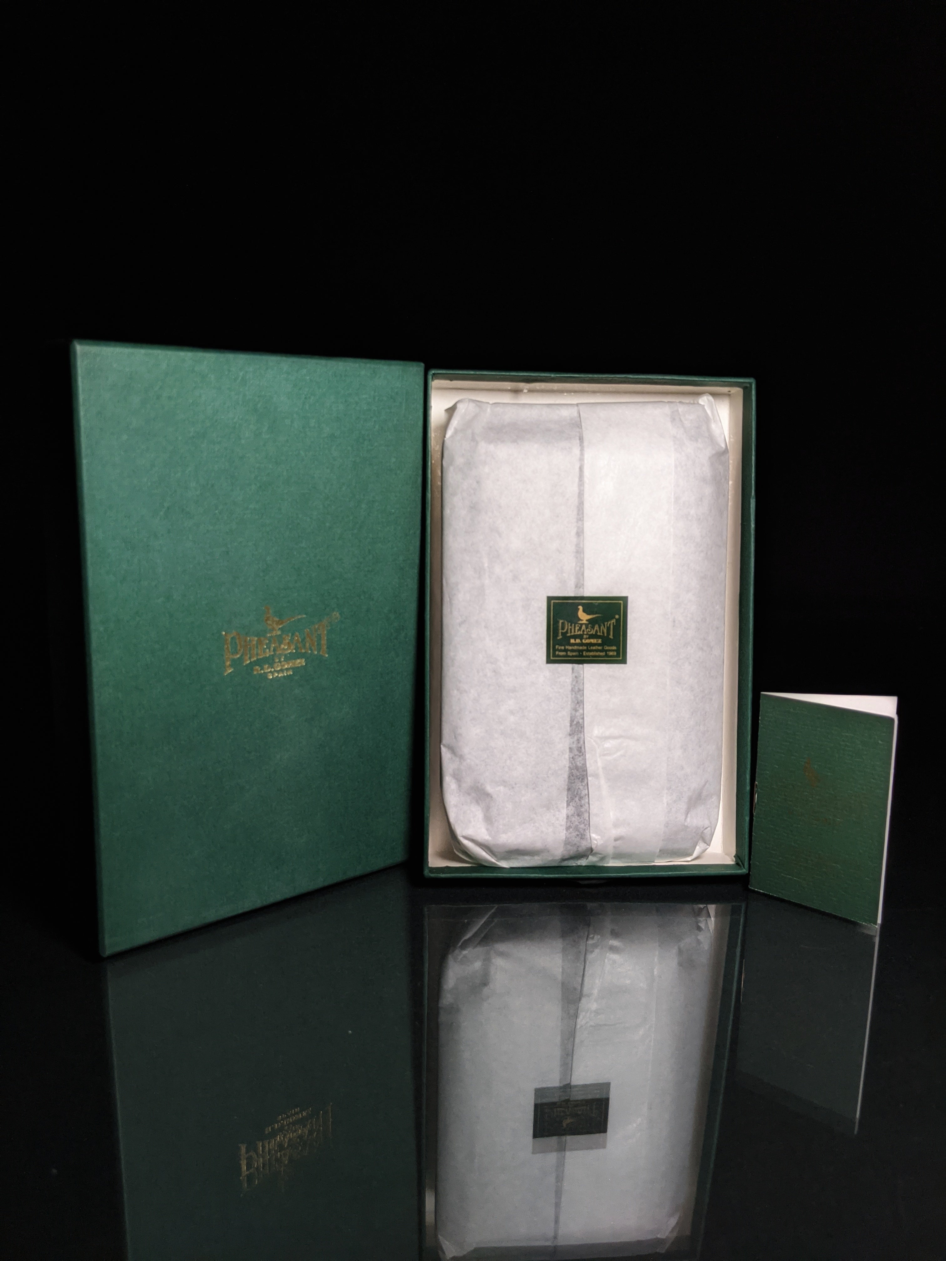 Pheasant by RD Gomez Black Croc Embossed Leather  Case
