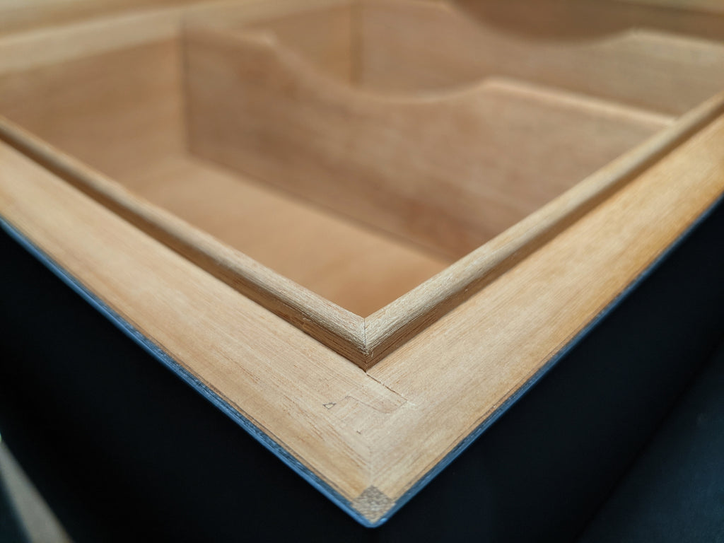 Elie Bleu Zebrawood Humidor 110 count