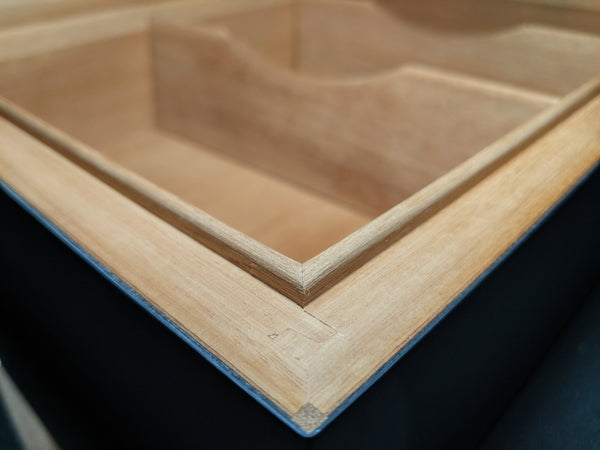 Elie Bleu Zebrawood Humidor 110 count