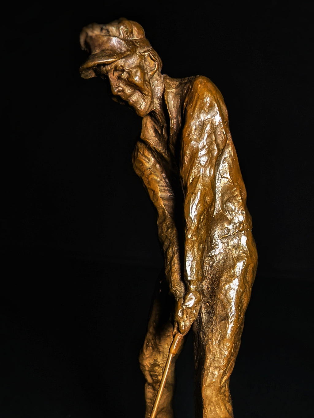 Mark Hopkins Golf Series "Trapshot" Bronze Sculpture