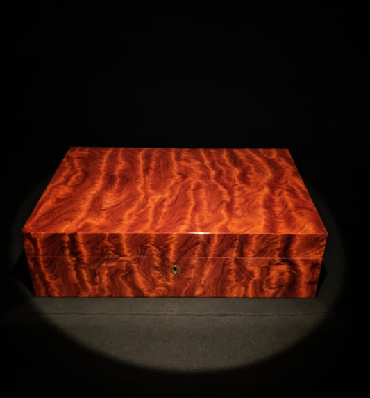 Elie Bleu Figured Bubinga Humidor 110 ct