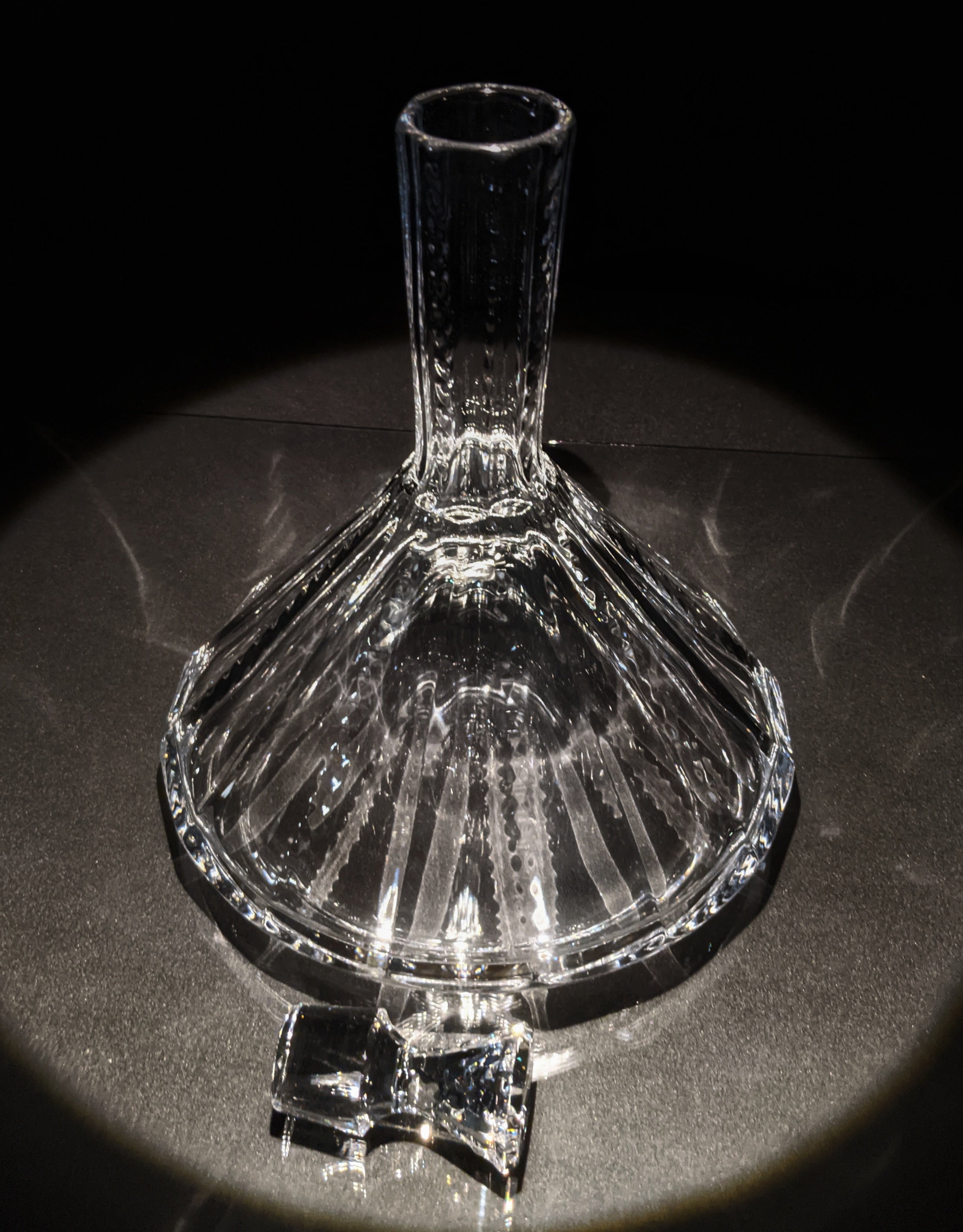 Faberge Imperial Ships Clear Crystal Decanter NIB