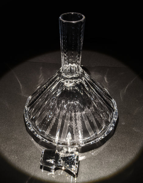 Faberge Imperial Ships Clear Crystal Decanter NIB