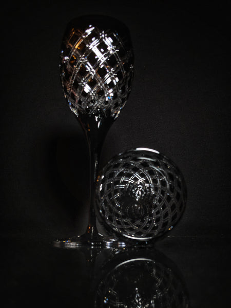 AJKA Athenee Black Onyx Crystal Goblets
