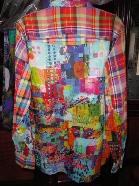 Robert Graham Urban Dreams Medium Size Long Sleeve Shirt New with Tags