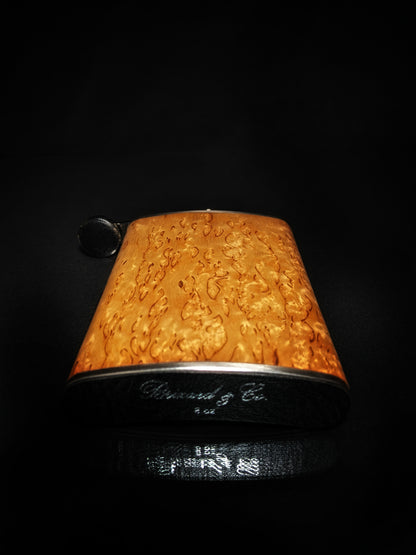Brizard and Co. The 8 oz Flask - Birch Burl