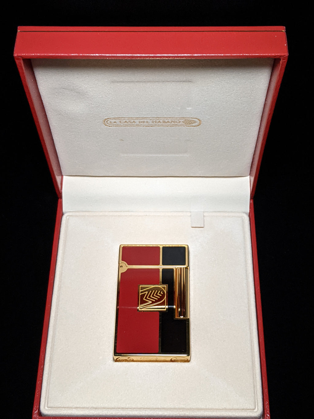 ST Dupont Casa Del Habanos  Collection L2 Lighter No Gas ( Empty )