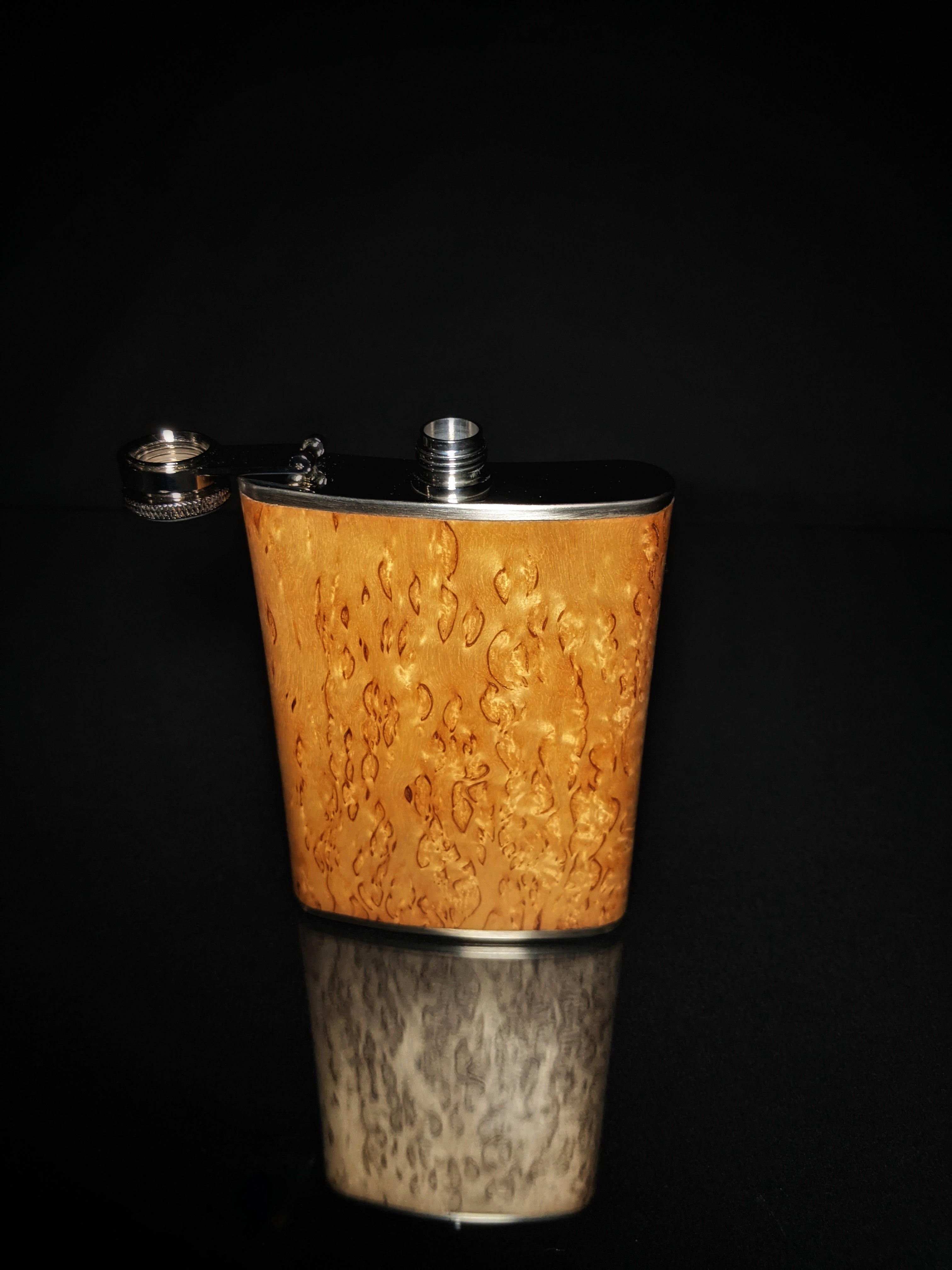 Brizard and Co. The 8 oz Flask - Birch Burl