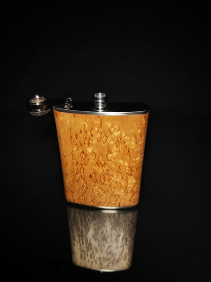 Brizard and Co. The 8 oz Flask - Birch Burl