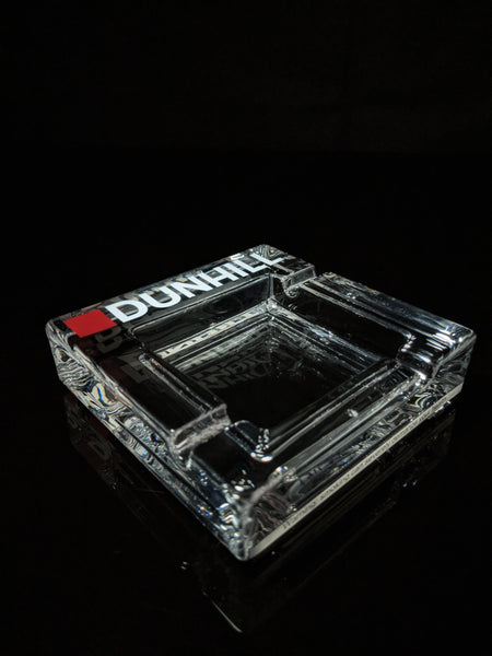 Dunhill Square Glass Ashtray