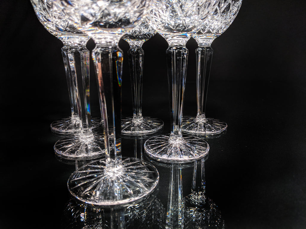 Faberge Clear Crystal Goblets