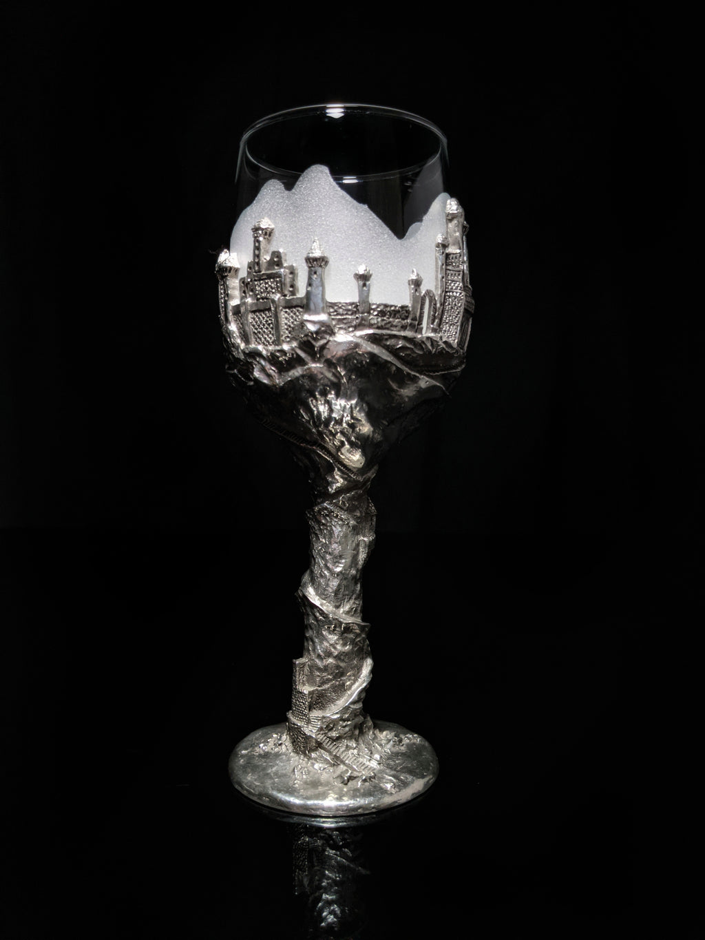 Royal Selangor Lord of Rings " City of Tirion" Wine Glass