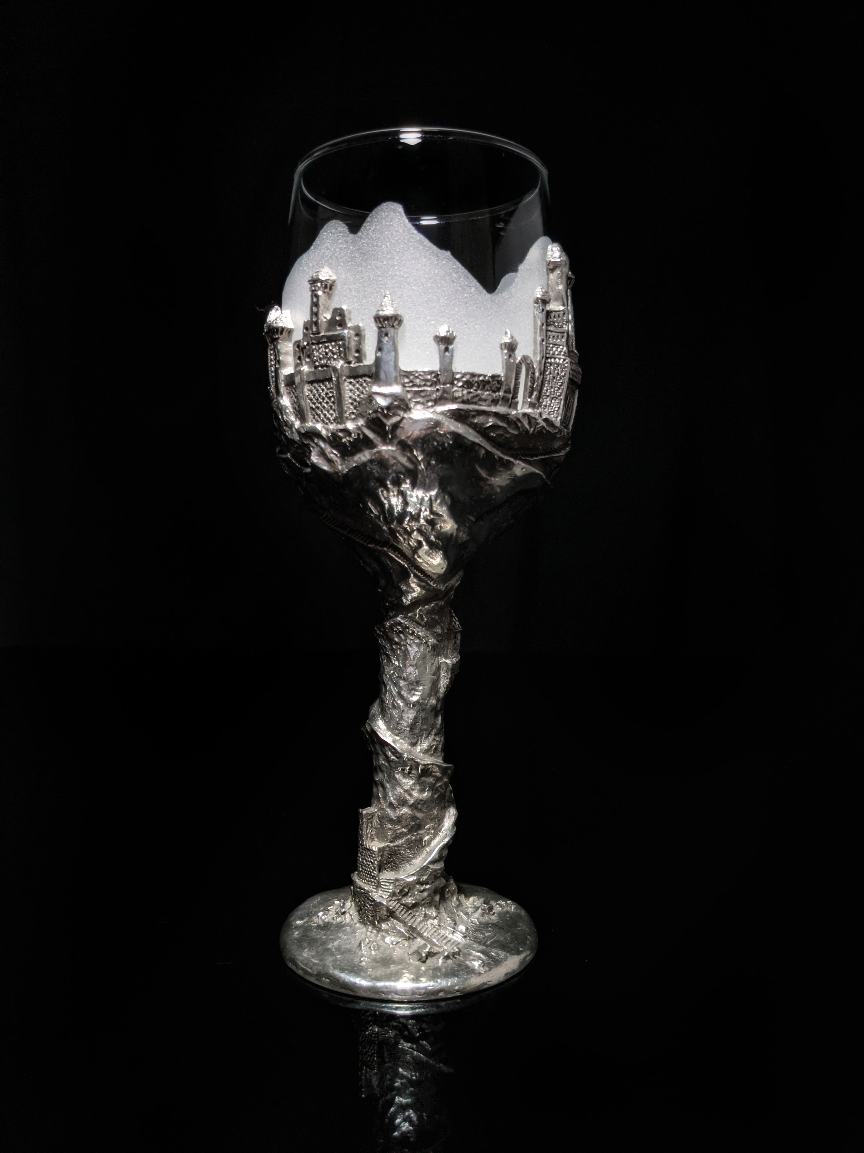 Royal Selangor Lord of Rings " City of Tirion" Wine Glass