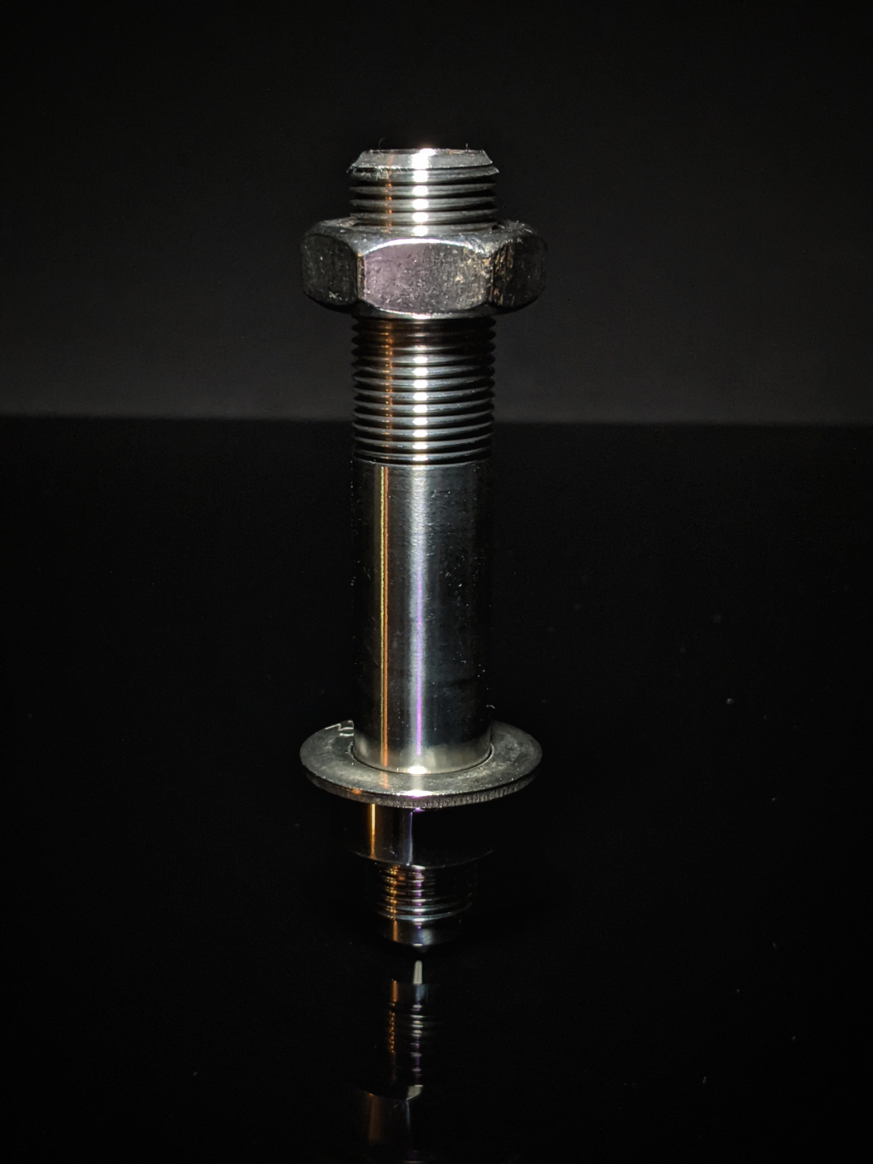 Marine Machine Thru Hull Fitting 3/8 FIP  to No 6 Flare