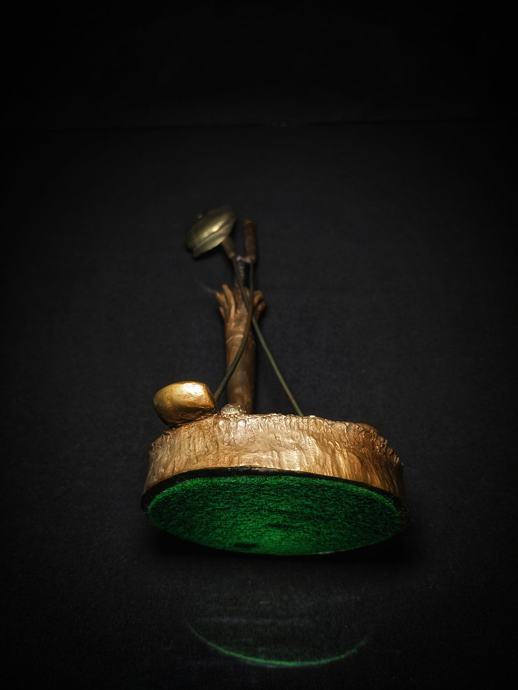 Mark Hopkins Golf Series "Woods" Bronze Sculpture
